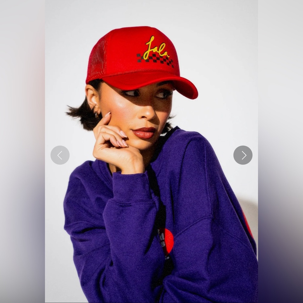 Dressed in LALA Original: LALA Finish Line Trucker Hat
